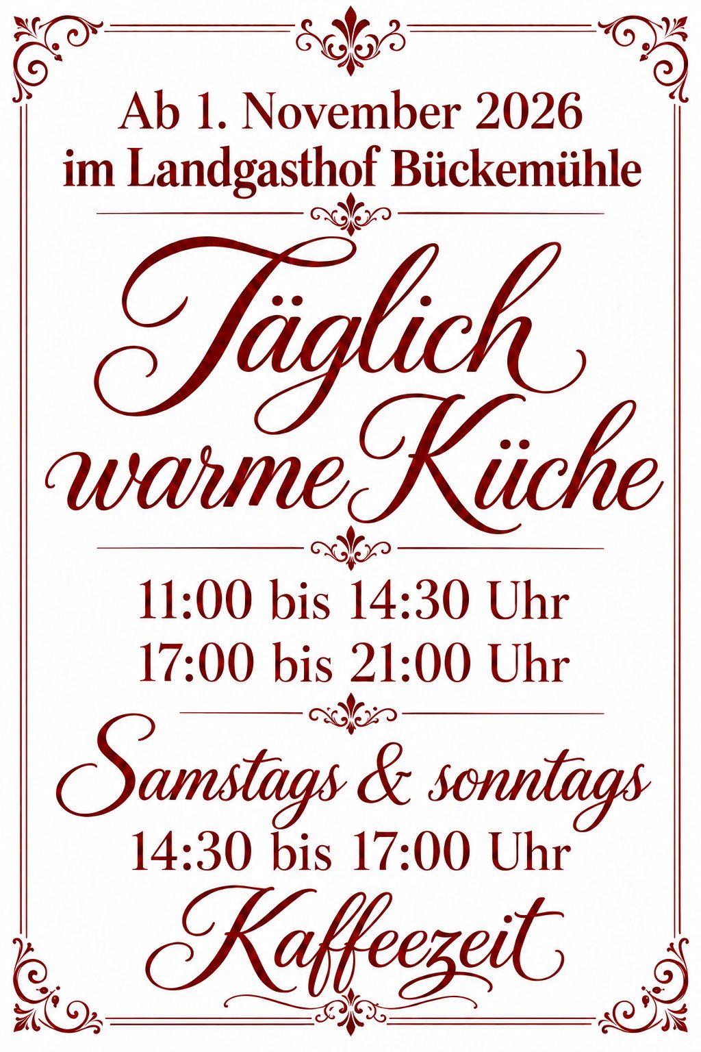 Bild zu den Neuigkeiten der Bückemühle